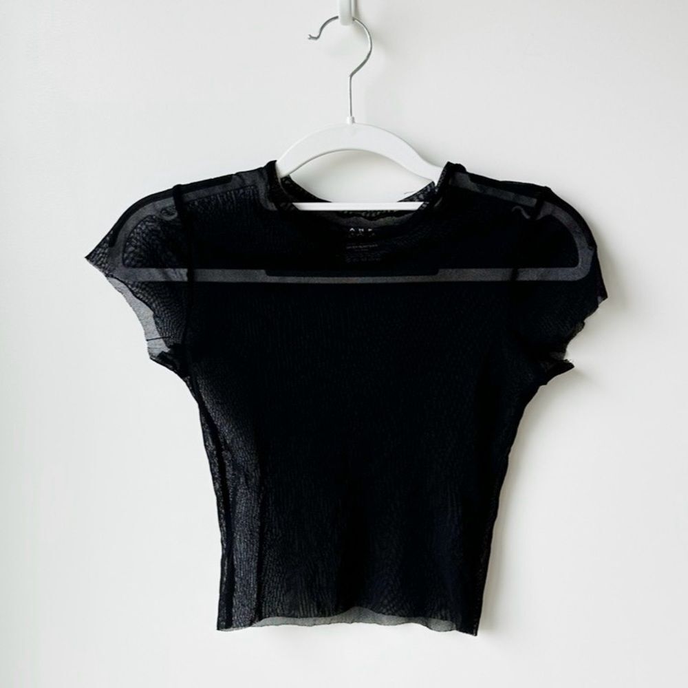 ❌SOLD❌ FREE PEOPLE The Sun Tee in Black - Picture 2 of 3